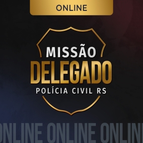 Logo Missão Delegado PC/RS 100% On-line