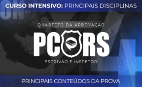 Logo PCRS - Quarteto da Aprovação - On-line