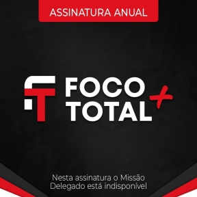 Logo Foco Total+ Assinatura Anual - Todos Cursos por 1 Ano (nesta assinatura o Missão Delegado está indisponível)