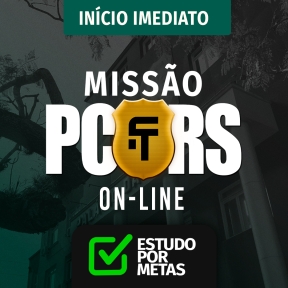 Logo Missão PC/RS - Turma On-line Escrivão e Inspetor