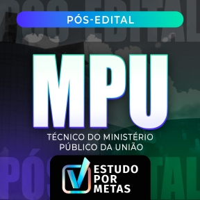 Curso Curso Preparatório MPU + Estudo por Metas - Pós-edital