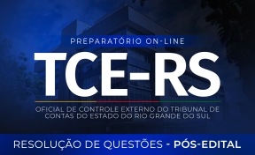 Logo TCE-RS - Resolução de Questões - Oficial de Controle Externo