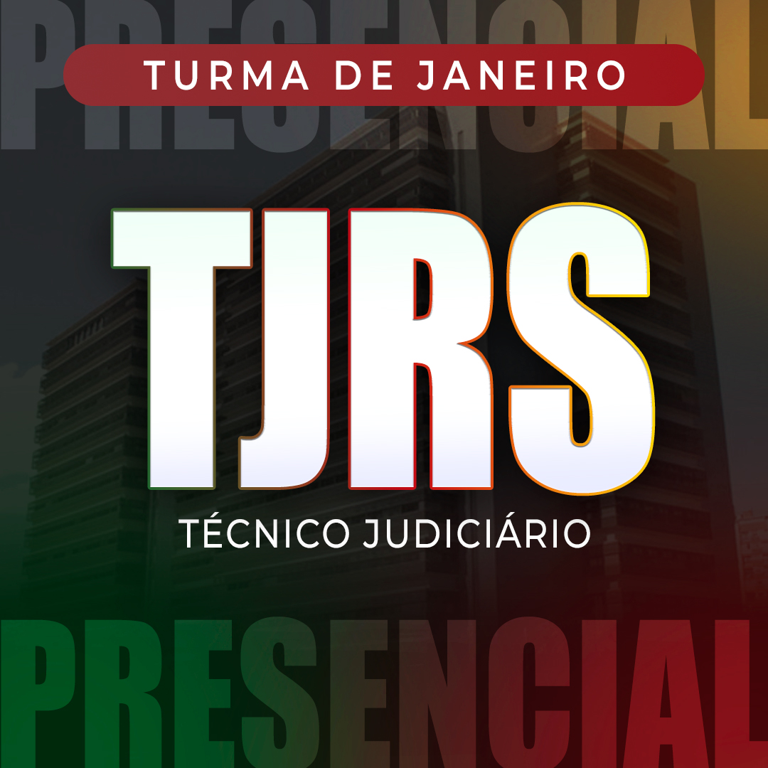 Logo TJRS - Presencial Cargo Técnico Judiciário