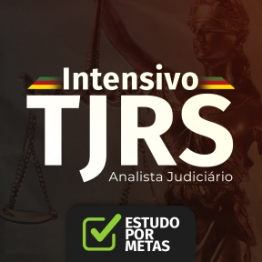 Logo TJRS Intensivo + Estudo por Metas Analista Judiciário
