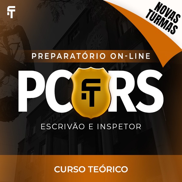 Logo PC-RS - Nova Turma - Agente e Escrivão - Teórico