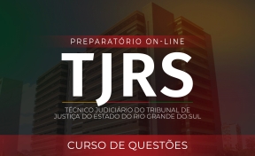 Logo TJ-RS - Técnico Judiciário - Resolução de Questões Pré-Edital