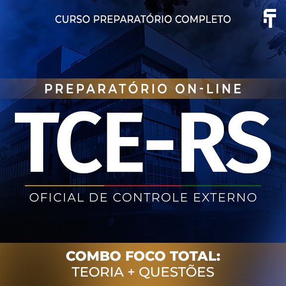 Logo Combo TCE-RS - Oficial de Controle Externo: Teoria + Questões