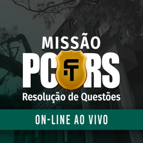 Logo Missão PC/RS - Resolução de Questões - Turma Online