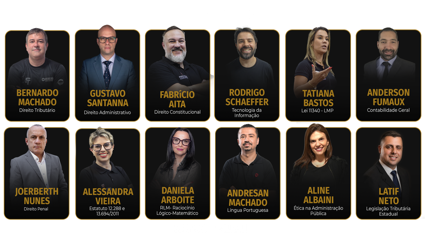 Time de professores do Combo SEFAZ-RS Analista Tributário